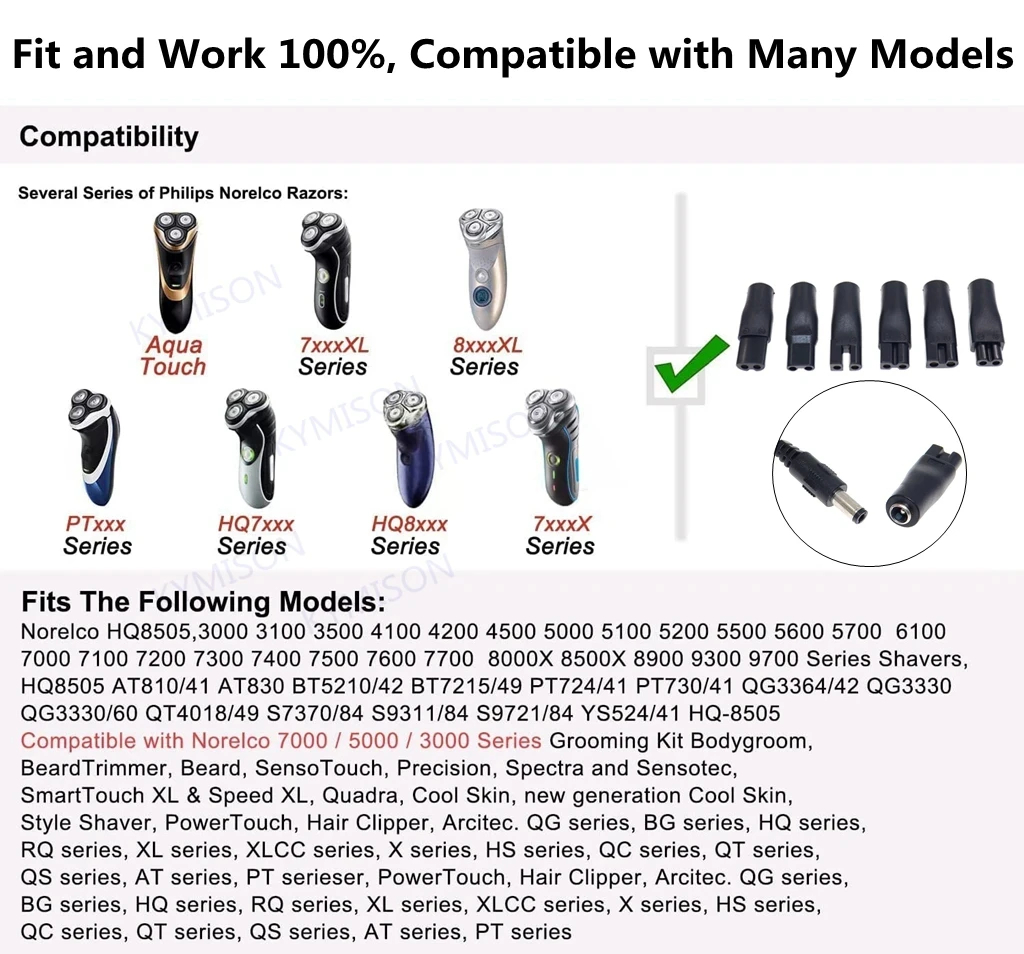 8 Adet Yedek Güç Kablosu 5V Şa - Men'S Grooming Shaver incelemesi ve fiyatı